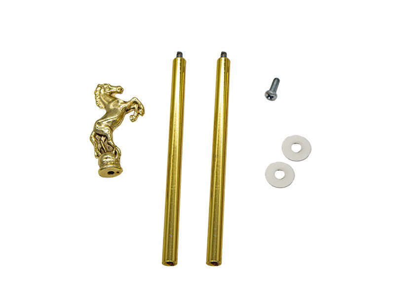Epoksi Reçine Küçük At Kek Standı Demiri Gold - 3