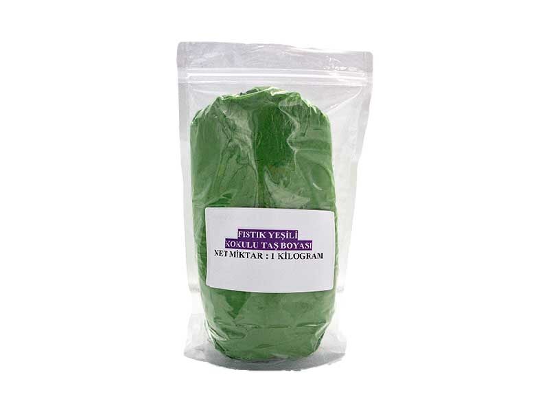 Fıstık Yeşili Kokulu Taş Boyası Toz 1 KG - 1