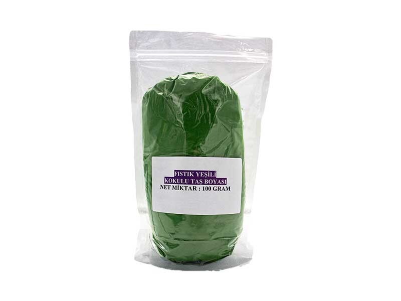 Fıstık Yeşili Taş Boyası Toz 100 GR - Kimyacınız