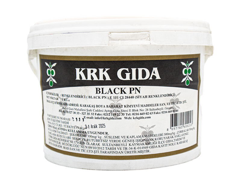 Food Black PN E151 Siyah Gıda Boyası 1 KG - Kimyacınız