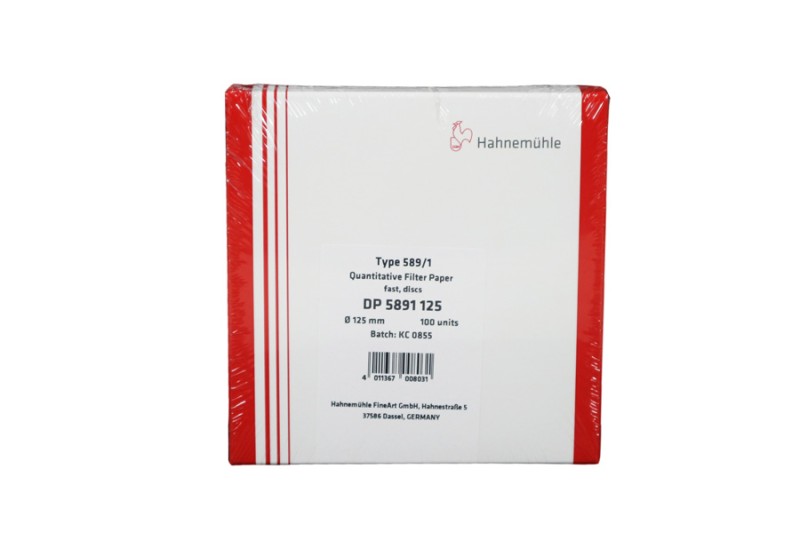 Kimyacınız - Fp 589 / 1 Siyah Filtre Kağıdı 125 MM
