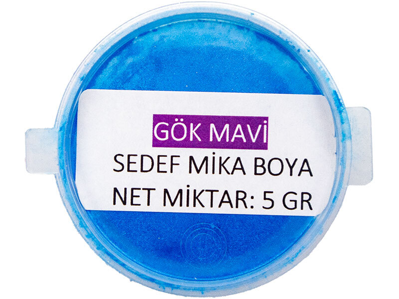 Gök Mavi Sedef Mika Boya 5 GR - 1