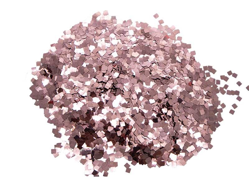 Gül Kurusu Kare Glitter Süsleme Aksesuarı 25 GR - Kimyacınız