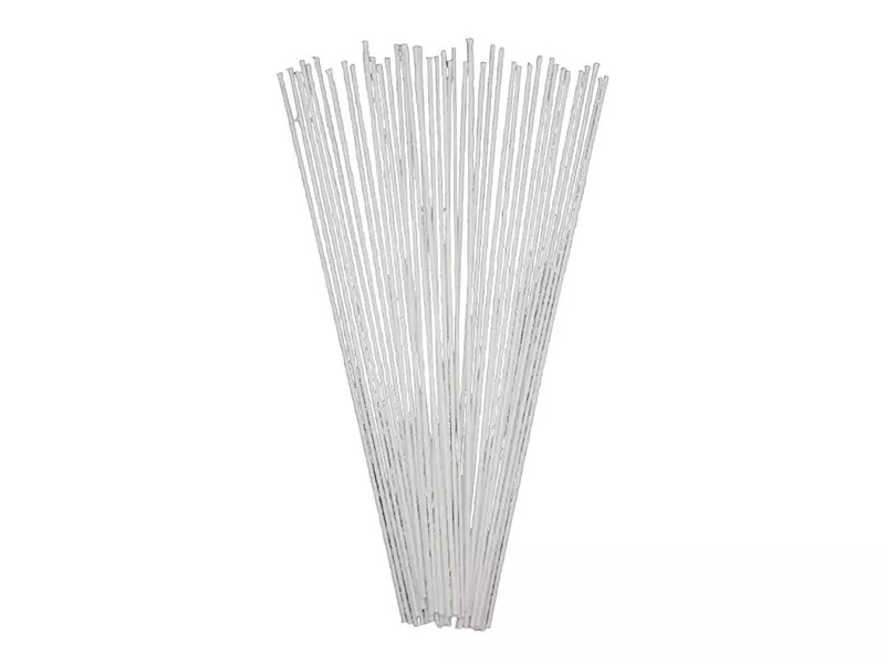 Hazır Mum Fitili Beyaz 25 Cm 40 Adet / 10 Metre - Kimyacınız