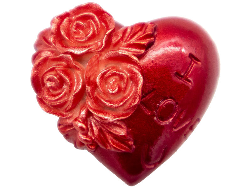I Love You Kalp Silikon Kalıbı GÜL-03 - 2
