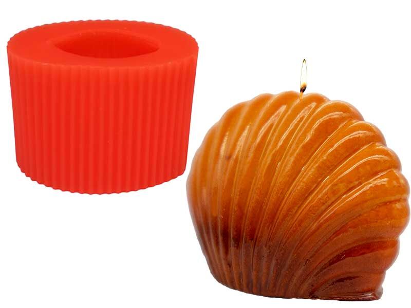 İstiridye Silikon Mum Kalıbı M-33 - 2