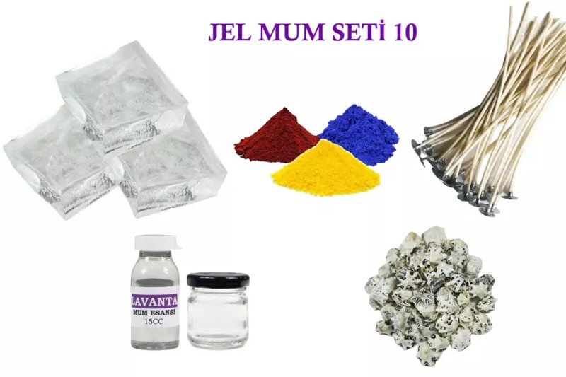 Kimyacınız - Jel Mum Seti 10