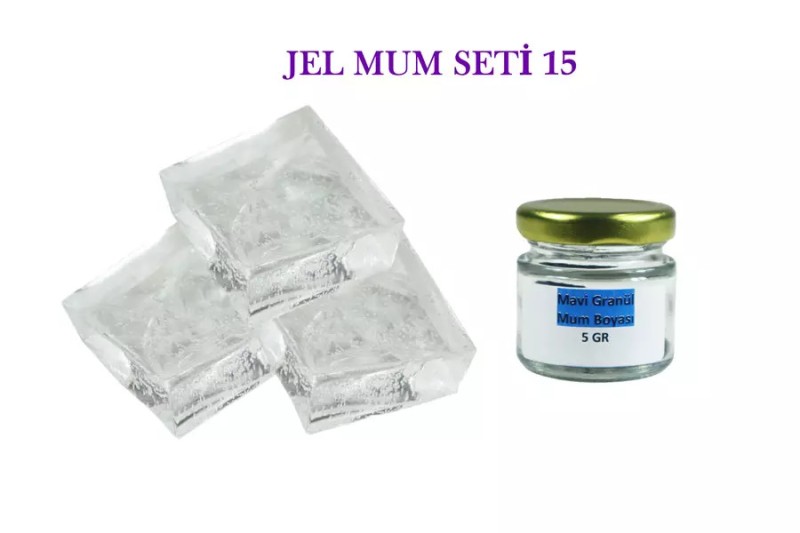 Kimyacınız - Jel Mum Seti 15
