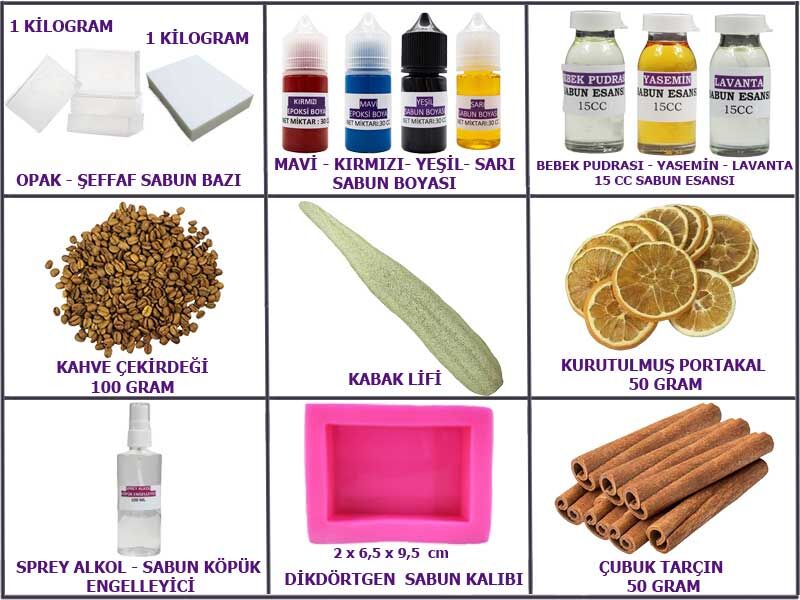 Kabak Lifi Sabun Yapım Seti - 1