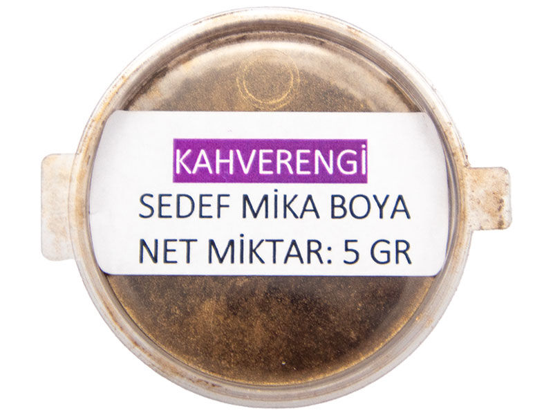 Kahverengi Sedef Mika Boya 5 GR - 1