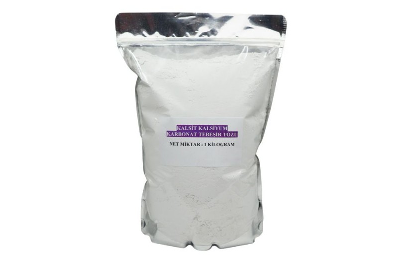 Kalsit - Kalsiyum Karbonat - Tebeşir Tozu 1 KG - Kimyacınız