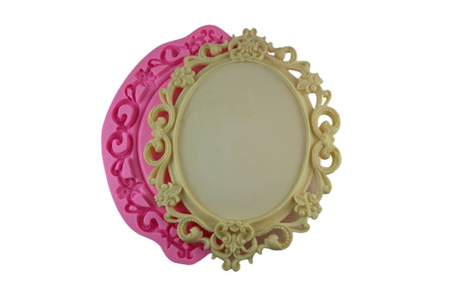 Kapı Süsü Çerçeve 38 Cm Silikon Kalıbı ÇE-79 - 1