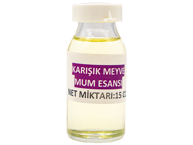 Karışık Meyve Mum Esansı 15 CC - Kimyacınız