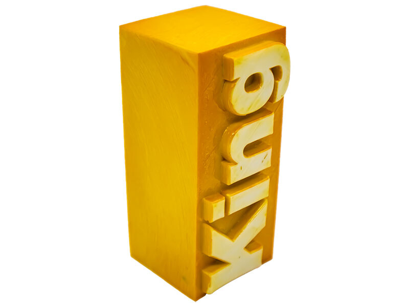 King Yazılı Silikon Mum Kalıbı M-04 - 5