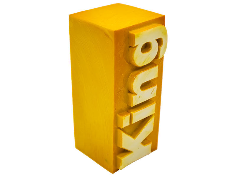 King Yazılı Silikon Mum Kalıbı M-04 - 5