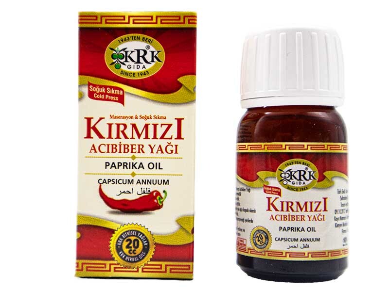 Kırmızı Acıbiber Yağı 20 CC - KRK GIDA