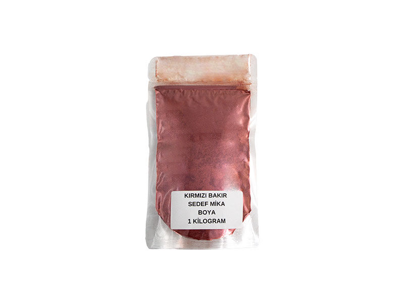 Kırmızı Bakır Sedef Mika Boya 1 KG - 1