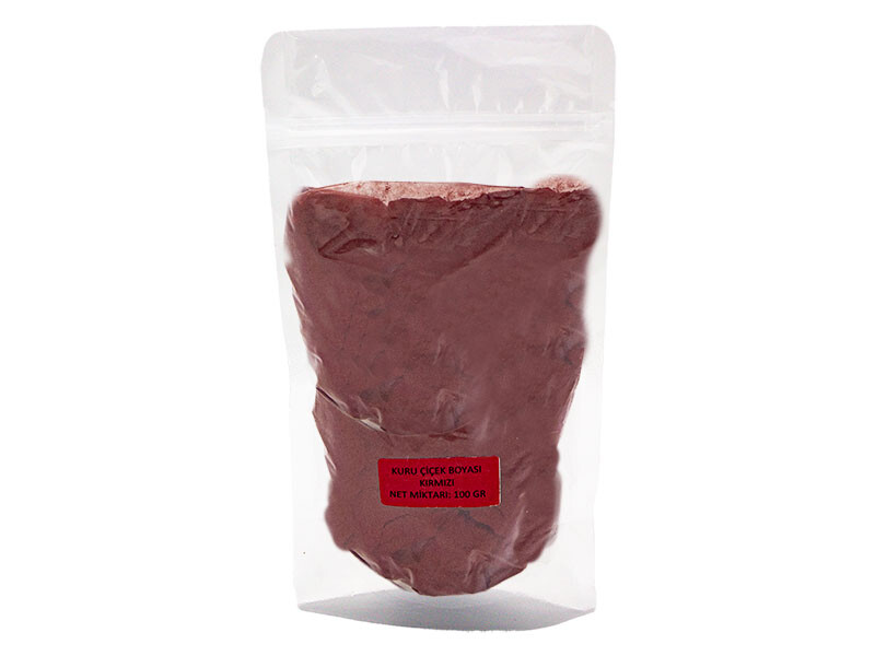 Kırmızı Kuru Çiçek Boyası 100 GR - Kimyacınız