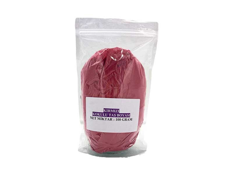 Kırmızı Taş Boyası Toz 100 GR - Kimyacınız