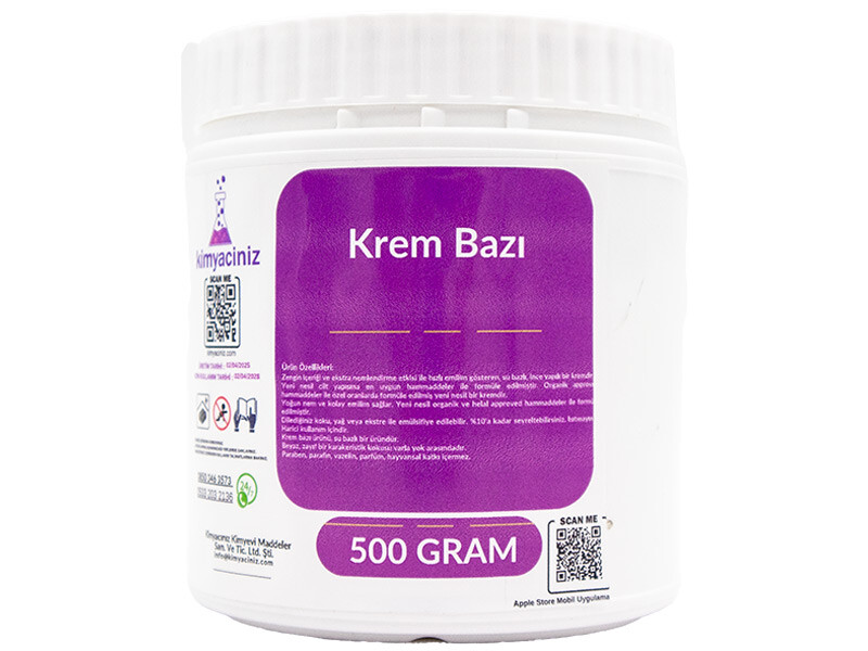 Krem Bazı 500 GR - Kimyacınız