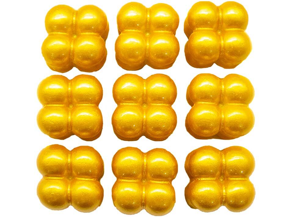 Küçük 9'lu Bubble Silikon Mum Kalıbı M-185 - 4