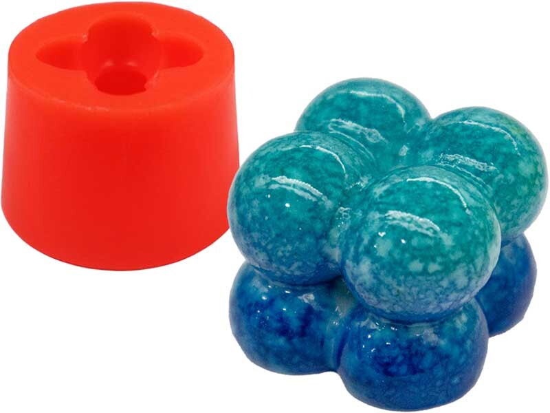Küçük Bubble Silikon Mum Kalıbı M-66 - 1