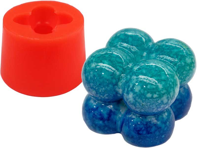 Küçük Bubble Silikon Mum Kalıbı M-66 - 1