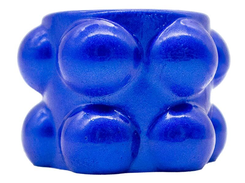 Küçük Bubble Vazo Beton Saksı Silikon Kalıp B-130 - 3