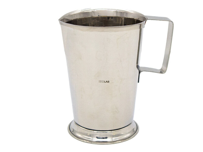 Kulplu Paslanmaz Çelik Beher 1000 ML - 1