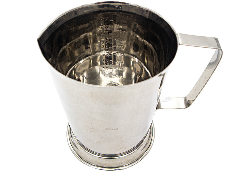 Kulplu Paslanmaz Çelik Beher 1000 ML - 2
