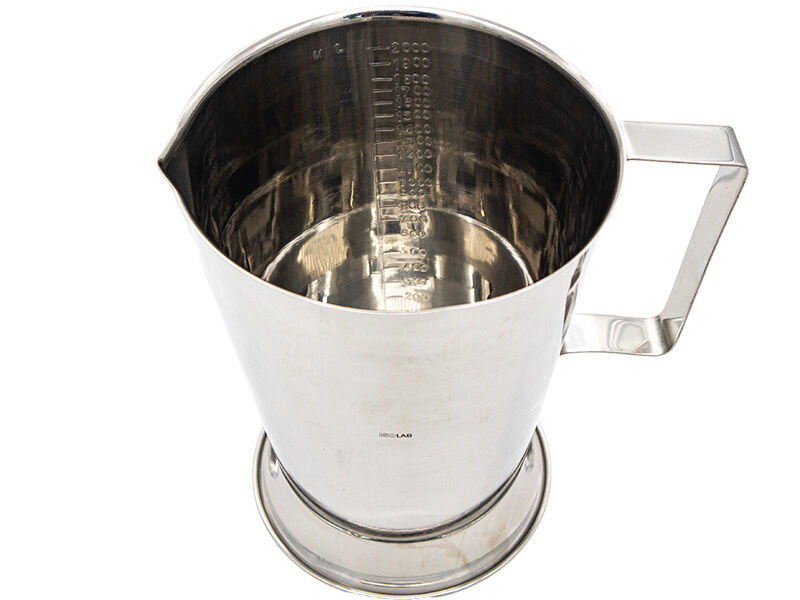 Kulplu Paslanmaz Çelik Beher 2000 ML - 2