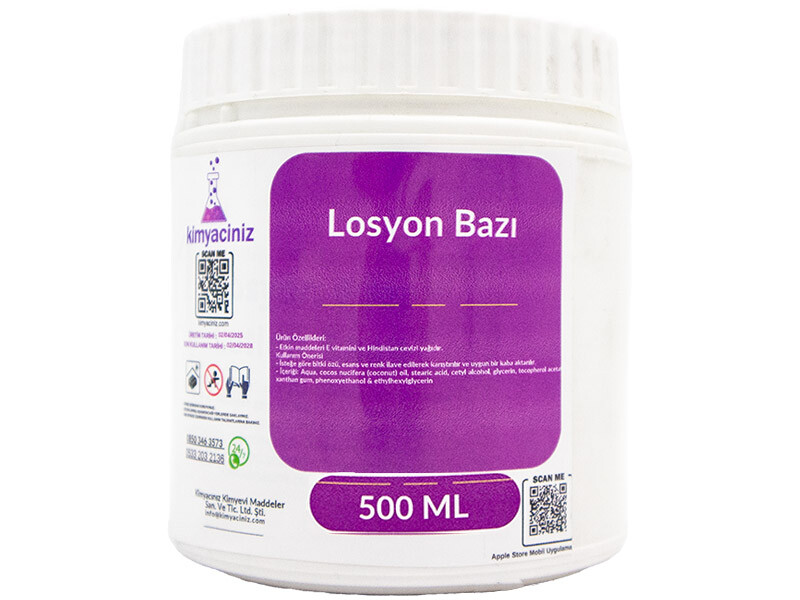 Losyon Bazı 500 ML - Kimyacınız
