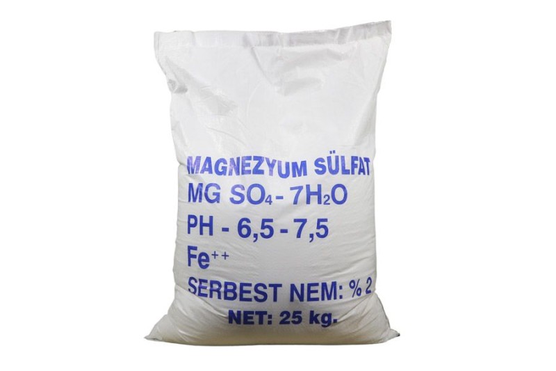 Magnezyum Sülfat - İngiliz Tuzu - Epson Tuzu 25 KG - Kimyacınız