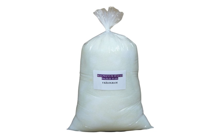 Magnezyum Sülfat - İngiliz Tuzu - Epson Tuzu 5 KG - Kimyacınız