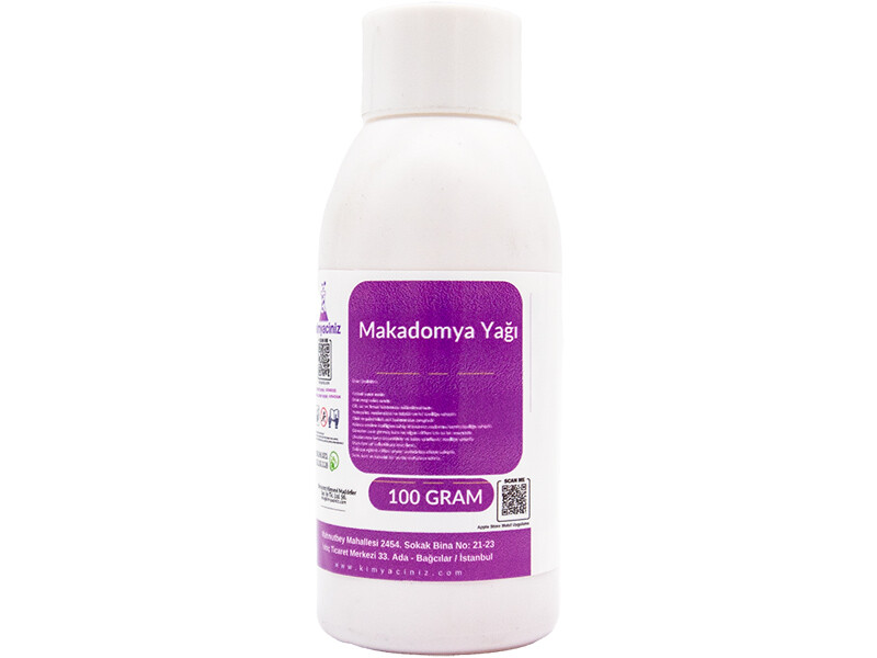 Makadomya Yağı 100 GR - Kimyacınız
