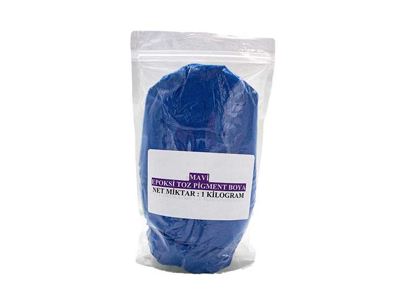 Mavi Epoksi Toz Pigment Boya 1 KG - Kimyacınız