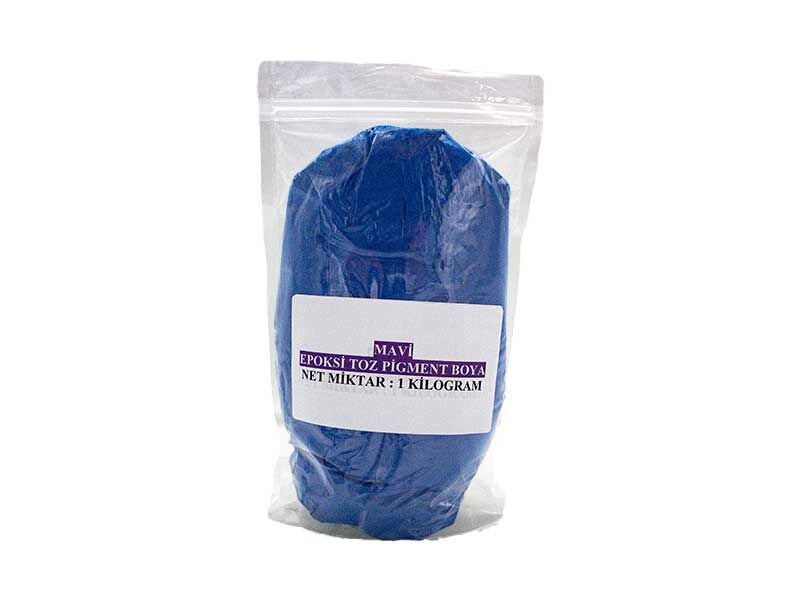Mavi Epoksi Toz Pigment Boya 1 KG - 1