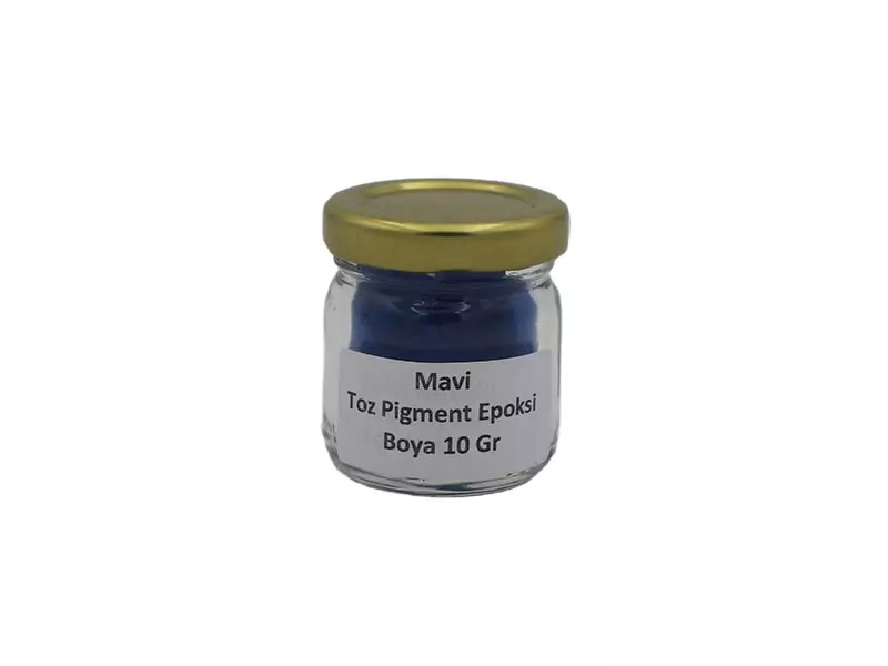Mavi Epoksi Toz Pigment Boya 10 GR - Kimyacınız