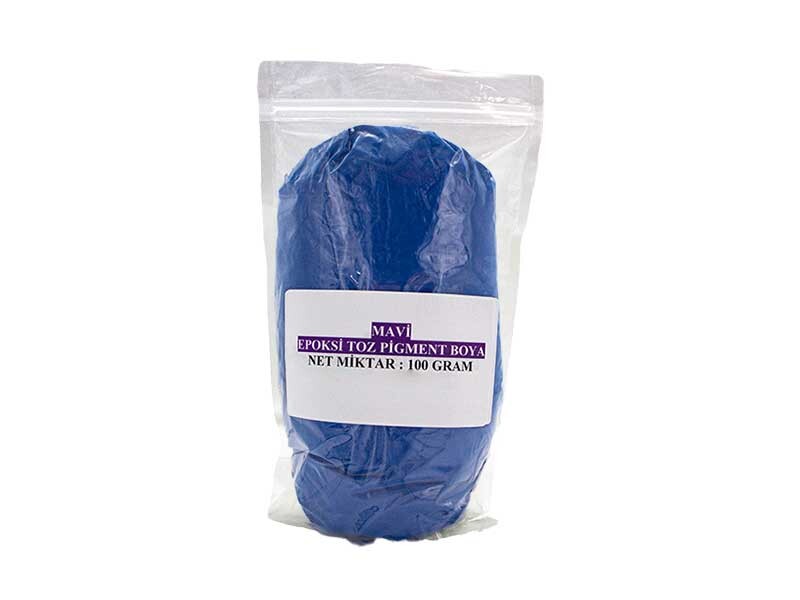 Mavi Epoksi Toz Pigment Boya 100 GR - Kimyacınız