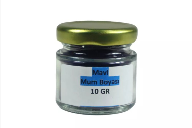 Mavi Toz Mum Boyası 10 GR - Kimyacınız