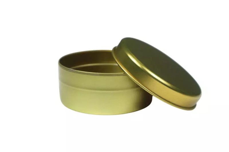 Kimyacınız - Metal Mum Kabı Altın Sarısı 180 CC - 100 Adet