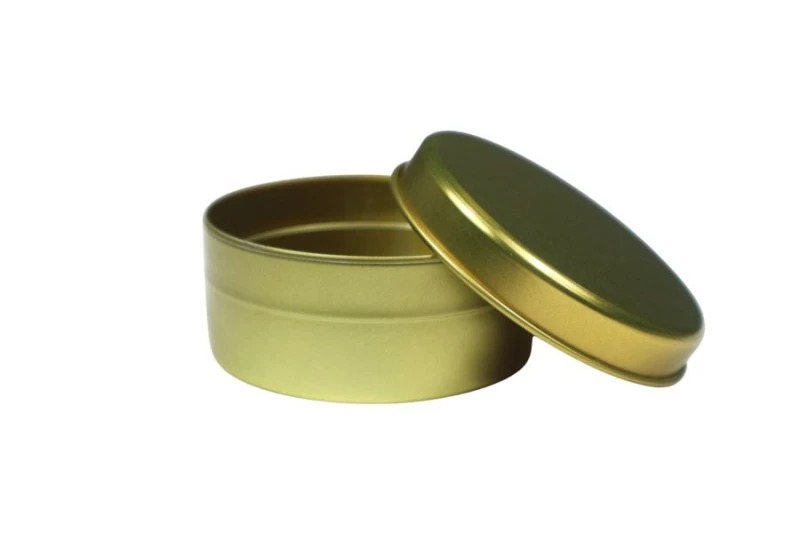 Kimyacınız - Metal Mum Kabı Altın Sarısı 75 CC - 100 Adet