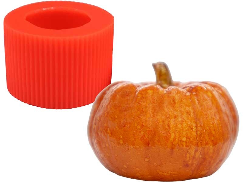 Mini Kabak Silikon Mum Kalıbı M-48 - 1