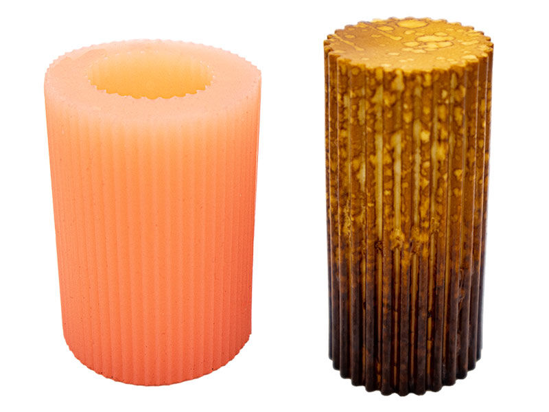 Mini Tırtıklı Silikon Mum Kalıbı M-287 - 1