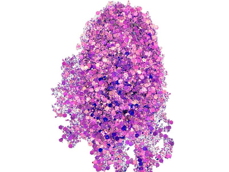 Mor Holografik Glitter Epoksi Süsleme Aksesuarı 5 GR - Kimyacınız