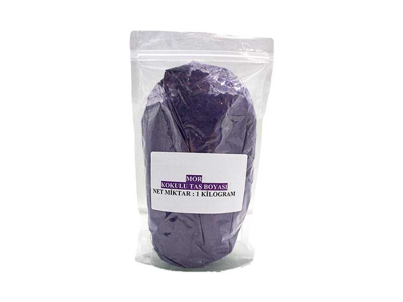 Mor Taş Boyası Toz 1 KG - 1