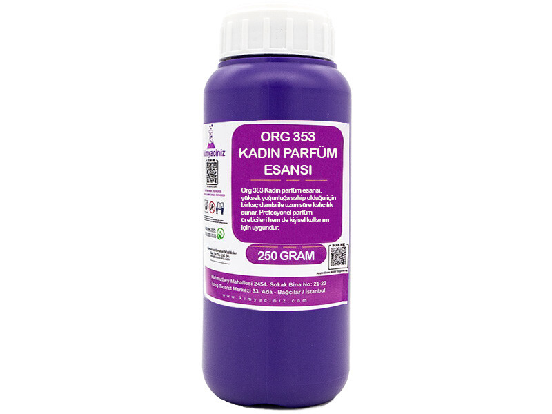 Org 353 Kadın Parfüm Esansı 250 Gram - Kimyaciniz