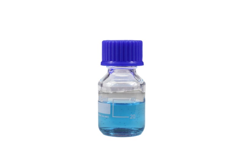Kimyacınız - Otoklav Şişesi 50 ML - Mavi Vida Kapaklı Cam Şişe