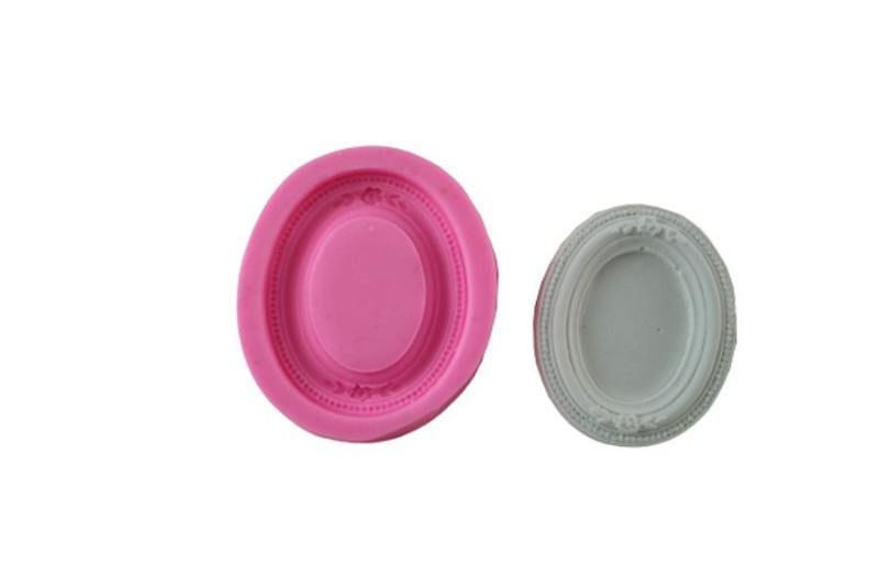 Oval Çerçeve Silikon Kalıbı ÇE-70 - Kimyacınız