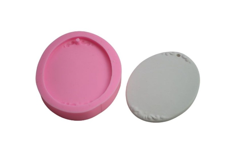 Oval Düz Taban Silikon Kalıbı ÇE-40 - Kimyacınız